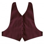 Burgundy Backless Vest