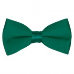 Satin Emerald Green Bowtie