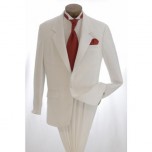 White 1 Button  Tuxedo
