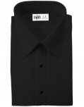 Black Como Laydown Tuxedo Shirt by Cardi