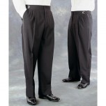 Poly/Wool Blend Tuxedo Trousers