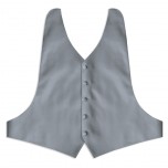 Silver Backless Vest