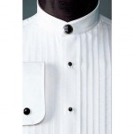 Mandarin Collar Tuxedo Shirt