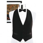 100 Percent Wool Full Back Tuxedo Vest