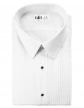 Marco Tuxedo Shirt - Pleated with Laydown Collar by Cardi
