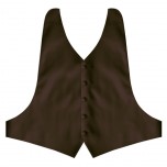 Chocolate Brown Backless Vest