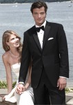 IKE Behar Super 120’s Wool Notch Lapel 2 Button Tuxedo