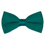 Satin Teal Bowtie