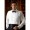 Laydown Collar Tuxedo Shirt in White