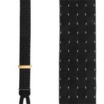 Pindot Formal Suspenders - Formal Silk Pindot Braces by Trafalgar