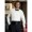 Wing Collar White Tuxedo Shirt