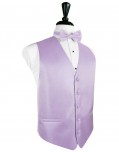 Pastel Lavender  Herringbone Tuxedo Vest