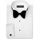 Wing Tuxedo Shirt by Perry Ellis