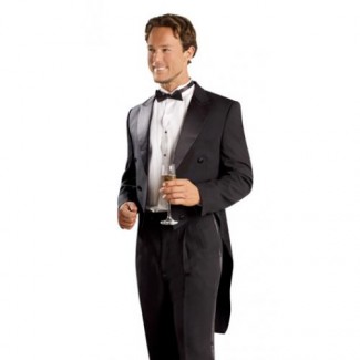 Mens Black Tailcoat