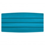 Satin Carribian Blue Cummerbund