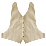 Champagne Backless Vest