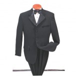 Black 3 Button Cheap  Tuxedo