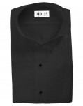 Black Dante Wingtip Tuxedo Shirt by Cardi