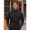 Laydown Non Pleated Black Tuxedo Shirt