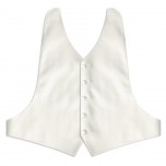 Ivory Backless Vest