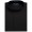 Mandarin Tuxedo Shirt Fly Front  Black