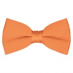 Satin Tangerine Bowtie
