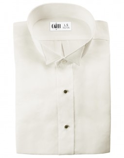 Ivory Lucca Wingtip Tuxedo Shirt by Cardi