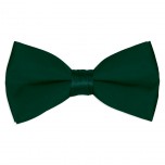 Satin Hunter Green Bowtie