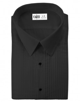 Black Enzo Laydown Tuxedo Shirt by Cardi